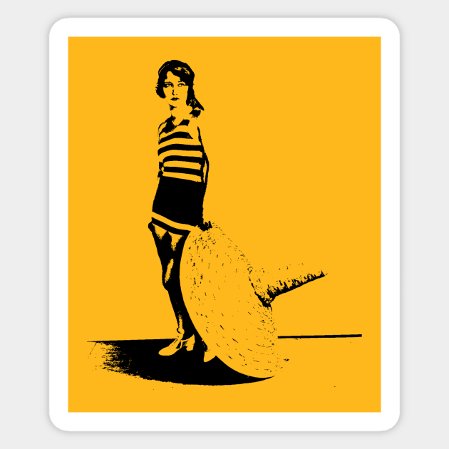 Dorothy Sebastian Plays It Cool Sticker by Wristle